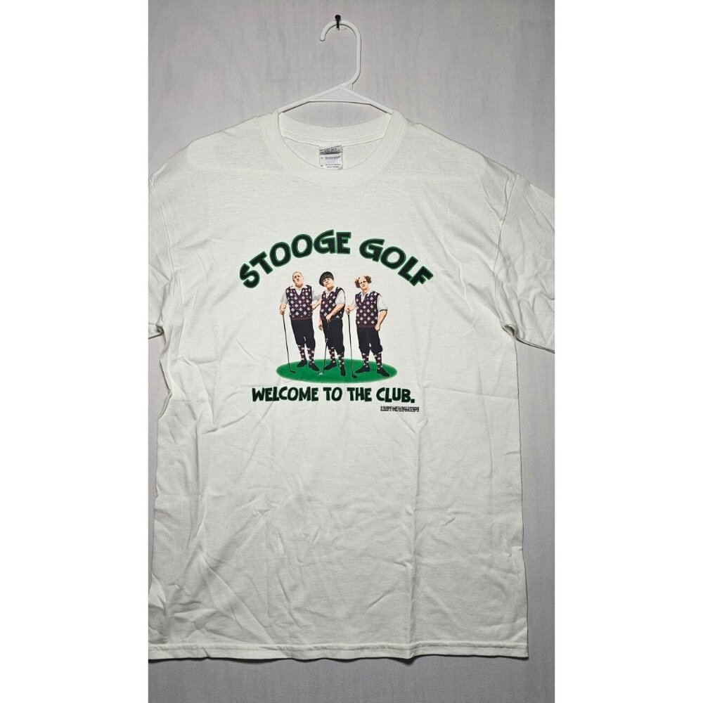 "Welcome To The Club" Golf Episode Gildan Cotton White T-Shirt Men's Medium